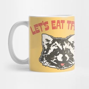 Let's Eat Trash / Retro Raccoon Trash Bandit Mug